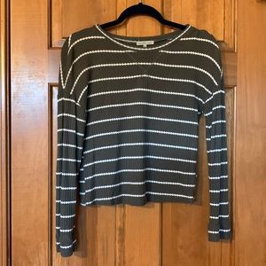 Green Stripped Sweater
